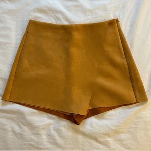 Forever 21 Mustard Yellow Skort